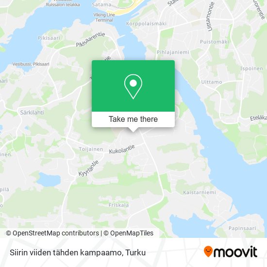 Siirin viiden tähden kampaamo map