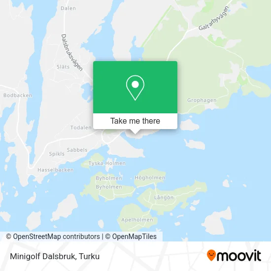 Minigolf Dalsbruk map