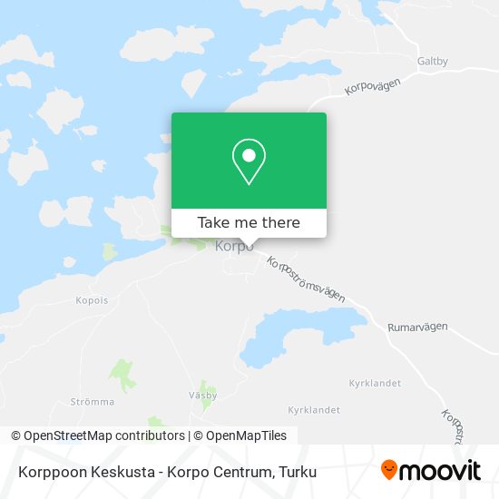 Korppoon Keskusta - Korpo Centrum map