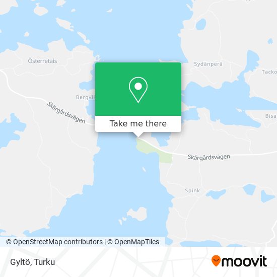 Gyltö map