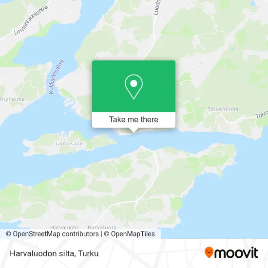 Harvaluodon silta map