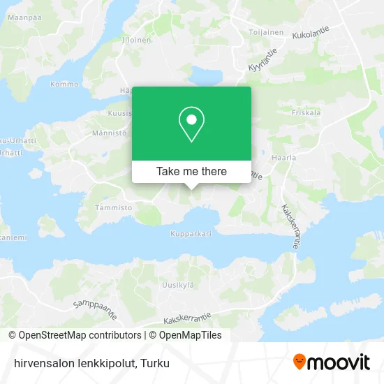 hirvensalon lenkkipolut map
