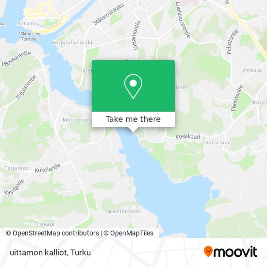 How to get to uittamon kalliot in Turku by Bus?