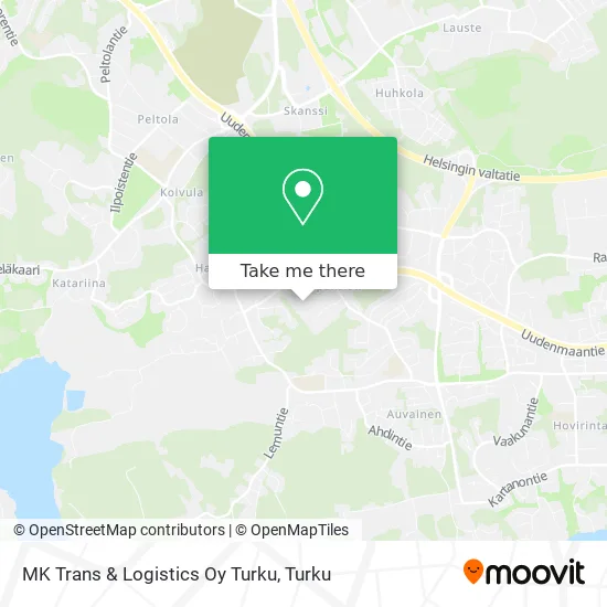 MK Trans & Logistics Oy Turku map