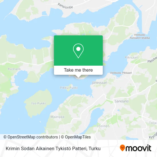 Krimin Sodan Aikainen Tykistö Patteri map