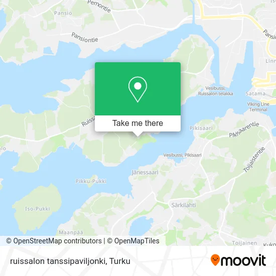 Ruissalo Dance Pavilion map