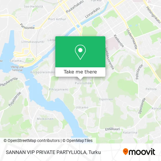 SANNAN VIP PRIVATE PARTYLUOLA map