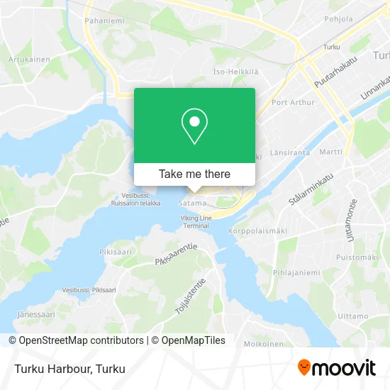 Turku Harbour map