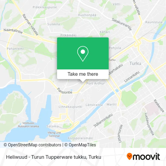 Heliwuud - Turun Tupperware tukku map