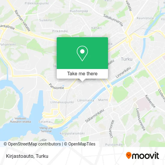Kirjastoauto map