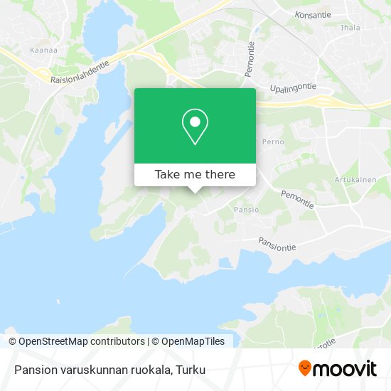 Pansion varuskunnan ruokala map