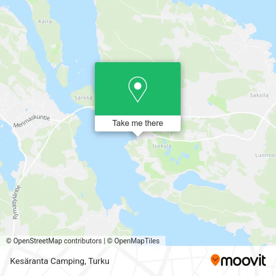 Kesäranta Camping map