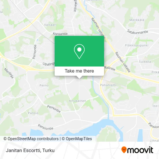 Janitan Escortti map
