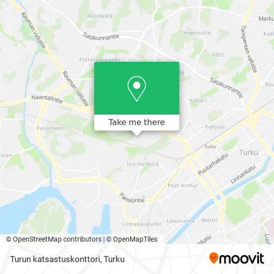 Turku Inspection Office map