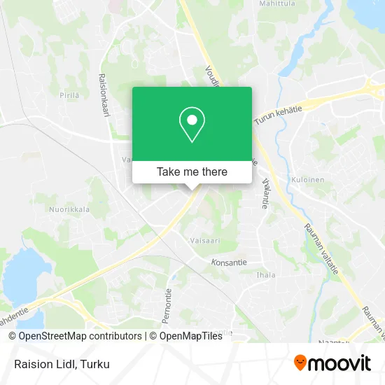 Raision Lidl map