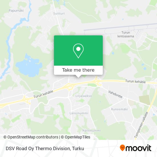 DSV Road Oy Thermo Division map