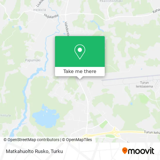 Matkahuolto Rusko map