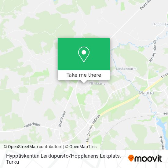 Hyppäskentän Leikkipuisto / Hopplanens Lekplats map