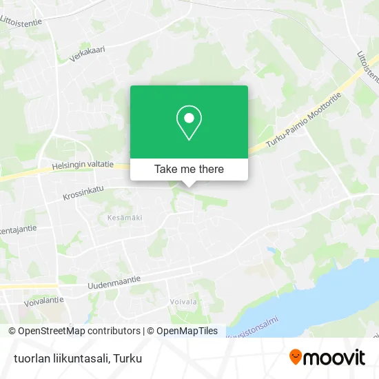 tuorlan liikuntasali map