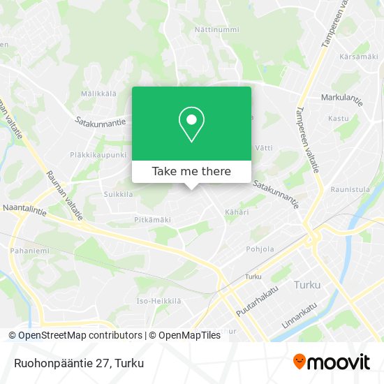 Ruohonpääntie 27 map