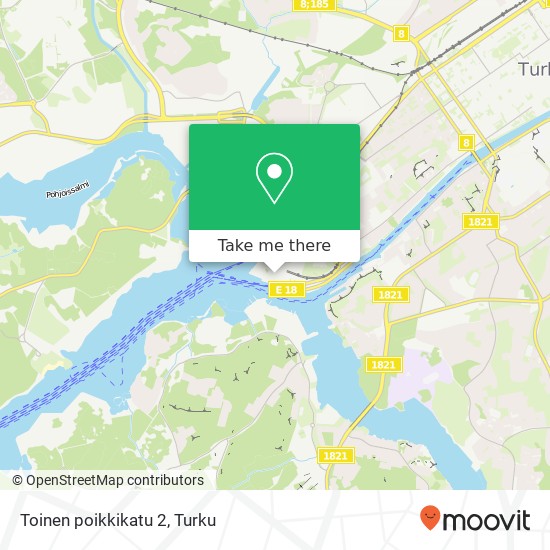 Toinen poikkikatu 2 map