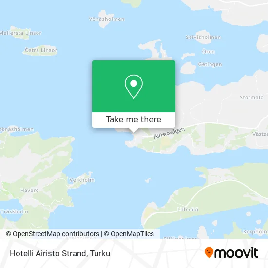 Hotelli Airisto Strand map