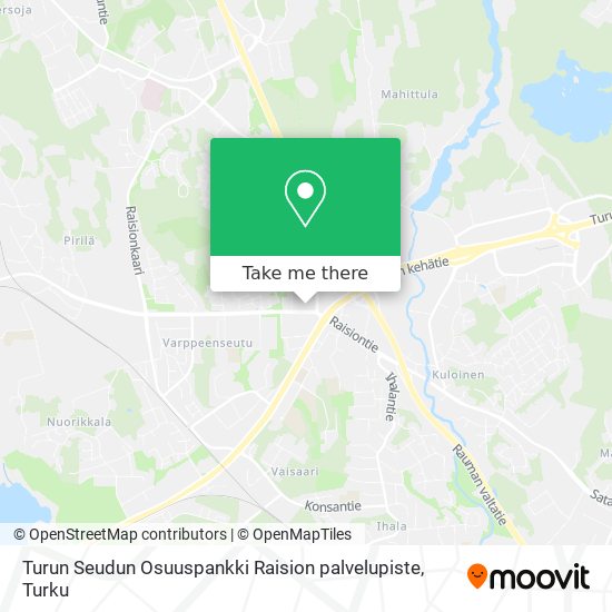 Turun Seudun Osuuspankki Raision palvelupiste map