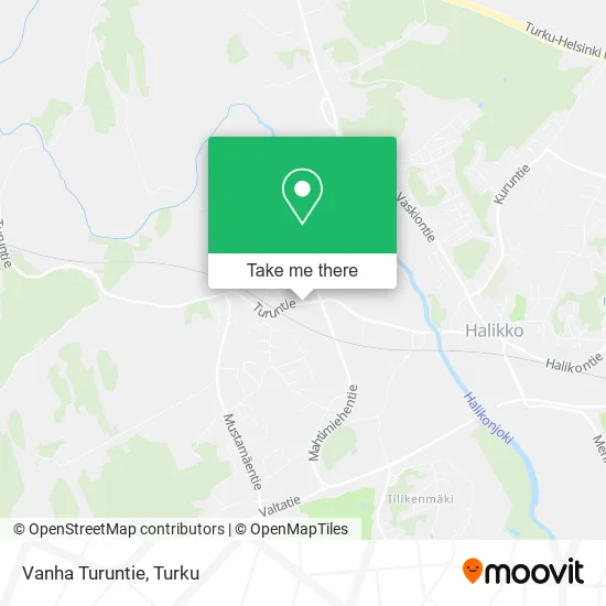 Vanha Turuntie map