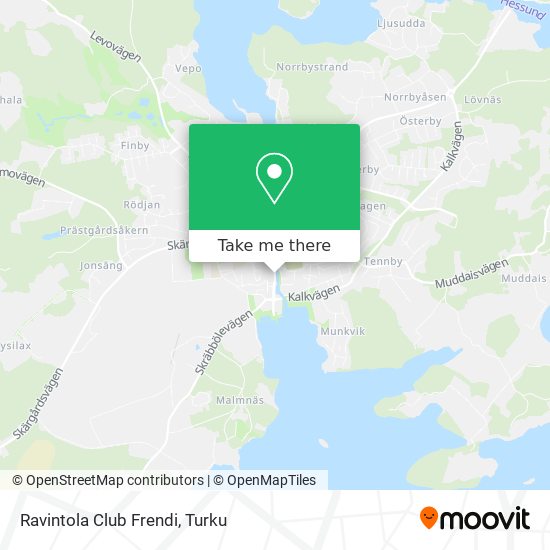 Ravintola Club Frendi map