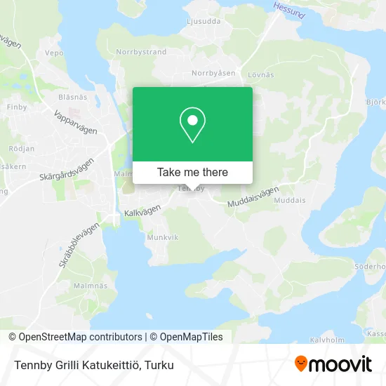 Tennby Grill Street Kitchen map