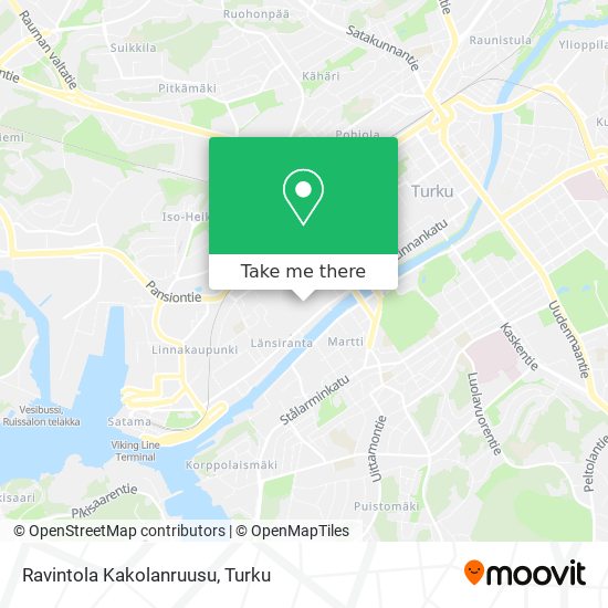 Ravintola Kakolanruusu map