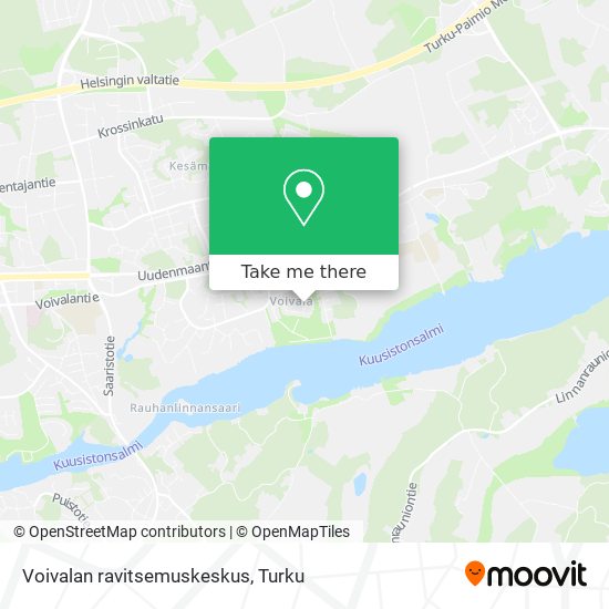 Voivalan ravitsemuskeskus map