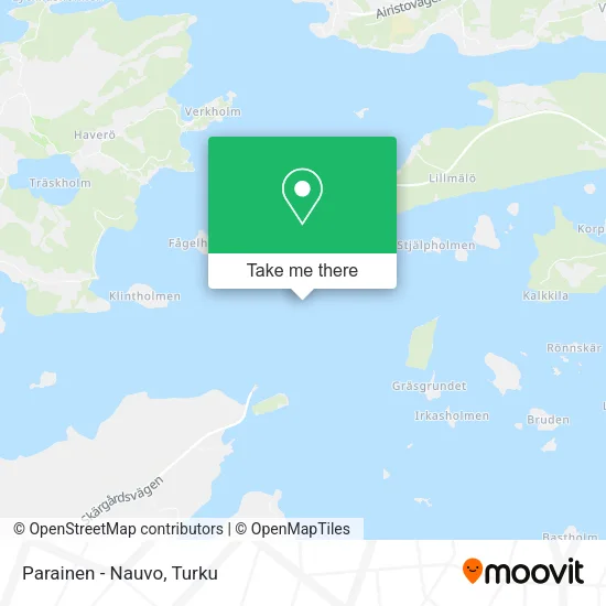 Parainen - Nauvo map