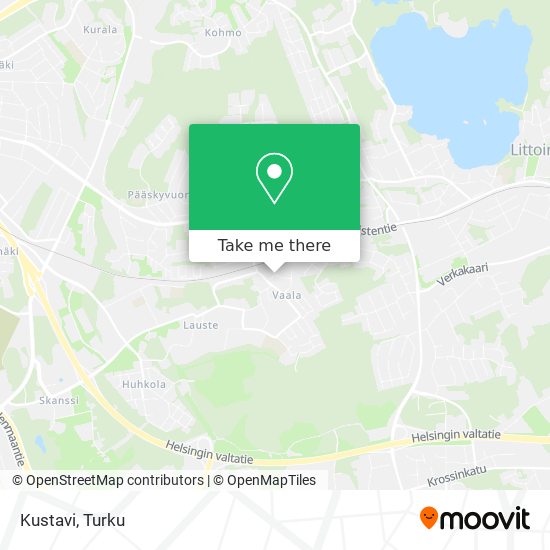 How to get to Kustavi in Turku by Bus?