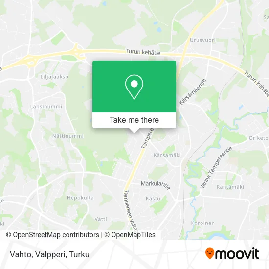 Vahto, Valpperi map