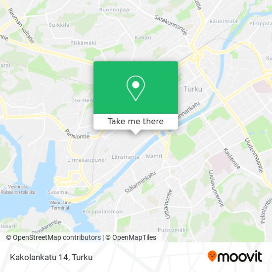 Kakolankatu 14 map