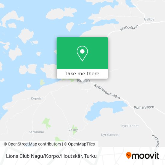 Lions Club Nagu/Korpo/Houtskär map