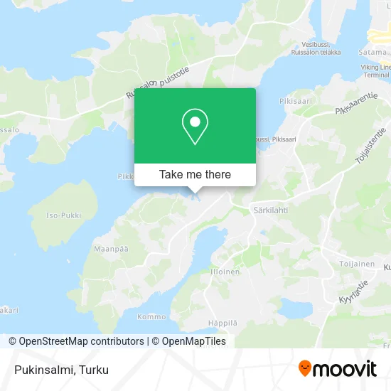 Pukinsalmi map