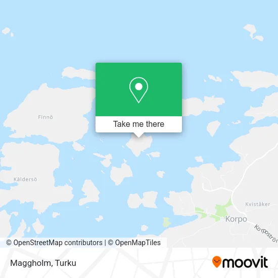 Maggholm map
