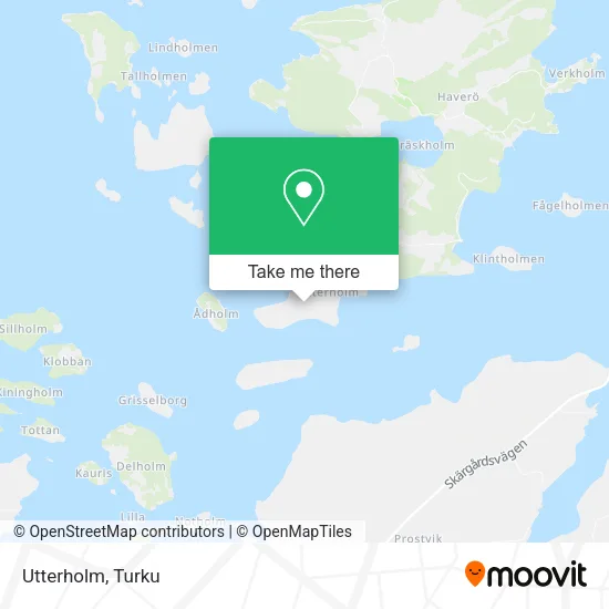 Utterholm map