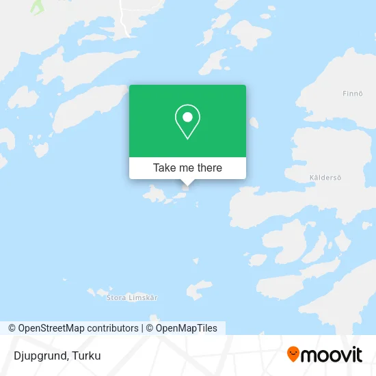 Djupgrund map