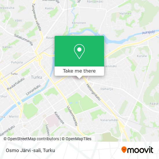 How to get to Osmo Järvi -sali in Turku by Bus?