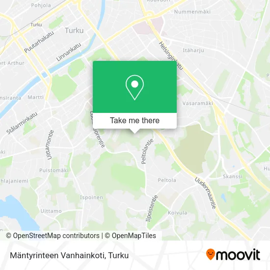 Mäntyrinteen Vanhainkoti map