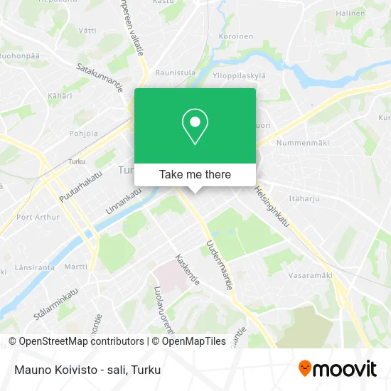 Mauno Koivisto - sali map