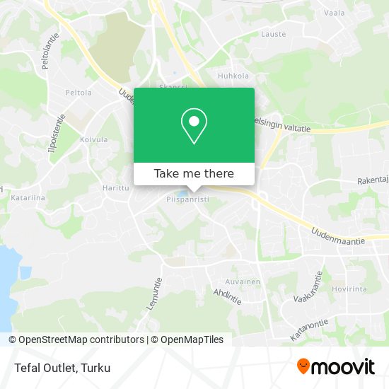 Tefal Outlet map