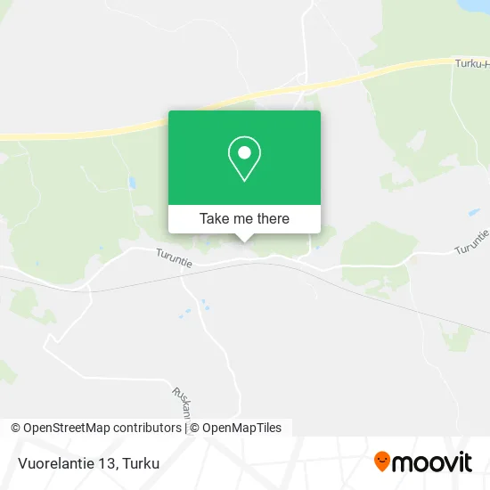 Vuorelantie 13 map
