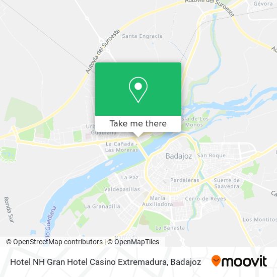 Wie Komme Ich Zu Hotel Nh Gran Hotel Casino Extremadura In Badajoz Mit Dem Bus Moovit