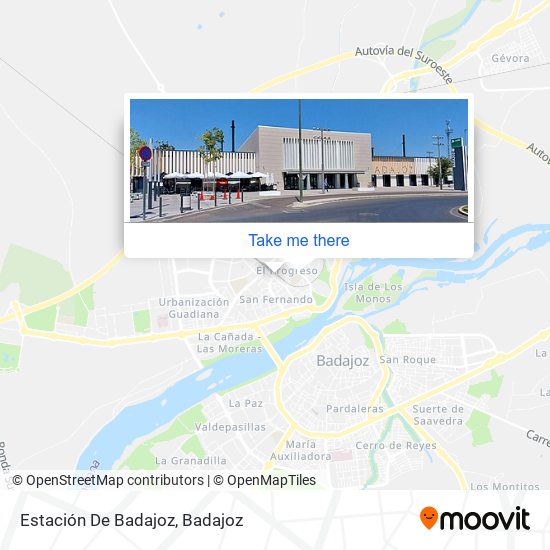 Estación De Badajoz map