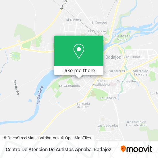 Centro De Atención De Autistas Apnaba map