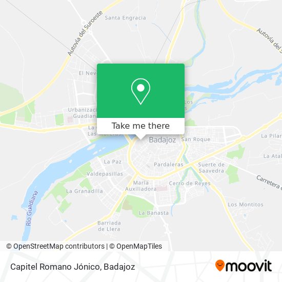 Capitel Romano Jónico map